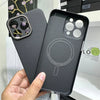 600D Aramid Carbon Fiber Magsafe Phone Case For iPhone 15 16 Pro Max Magnetic Wireless Charging Lens Protection Shockproof Cover