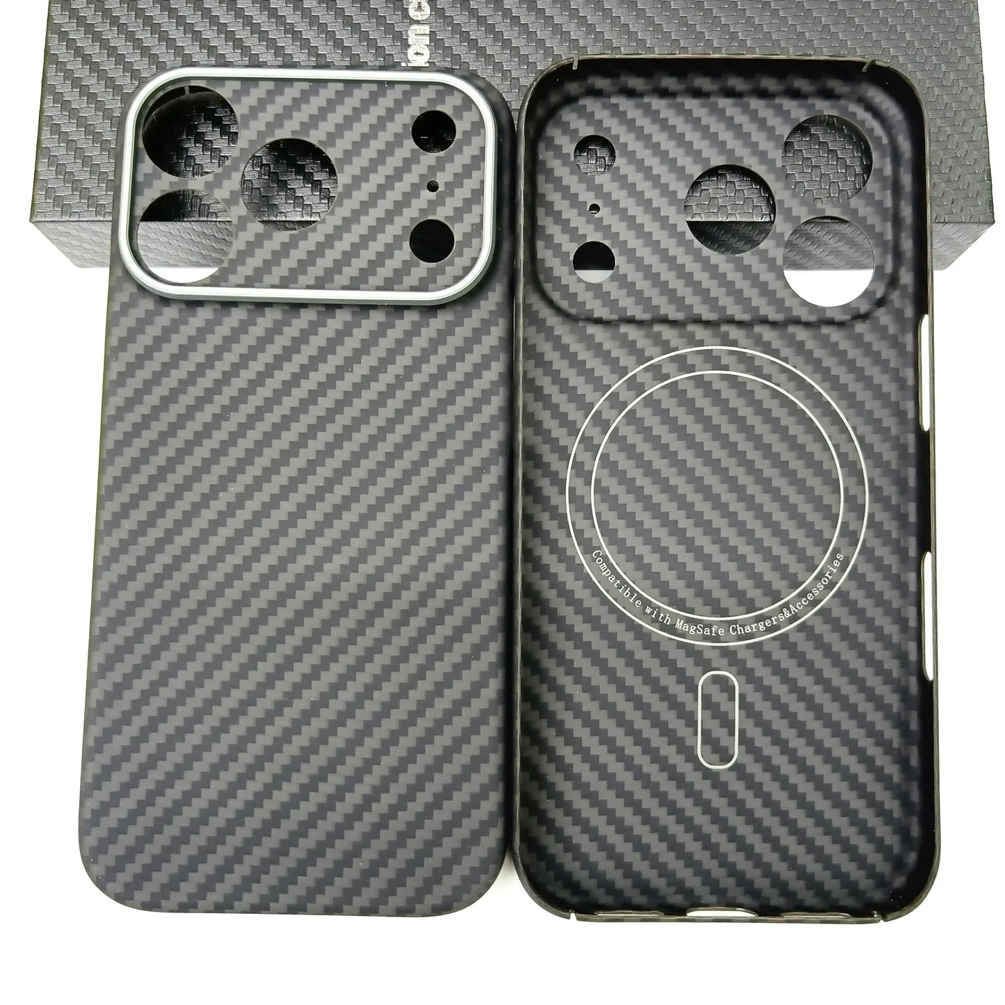 Asdipsa Genuine Aramid Carbon Fiber Magsafe Case For iPhone 17 Pro Max 17Pro Matte Fine Camera Hole Thin Hard Armor Cover