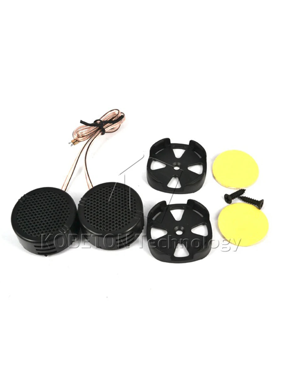 2-Pack Universal Car Dome Tweeters | High-Frequency Mini Speakers | High-Efficiency for Clear Audio & Power Handling