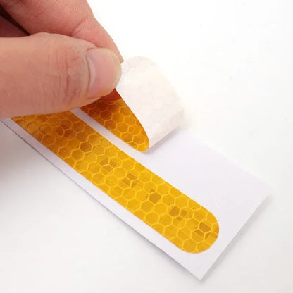 Universal Side Mirror Reflector Strips | Anti-Collision Warning Reflective Tape for Cars | Enhanced Night Visibility