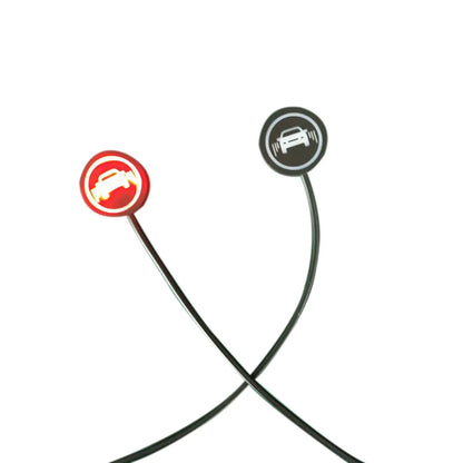 Universal Blind Spot Detection System (BSD/BSM) | Lane Change Warning with LED Alert | Car & Truck Safety Driving Aid