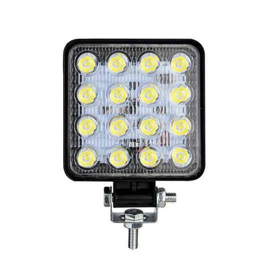 4-Pack 12V 48W Mini LED Light Bar Kit | Spot & Flood Off-Road Work Lights for Jeep, Truck, SUV, ATV | Waterproof 4x4 Pods