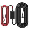 3.2m Dash Cam Hardwire Kit | 12V/24V to 5V Micro-USB Power Cable | for Parking Mode & Neat DVR Installation