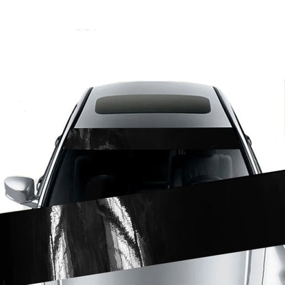 Automotive Sunshade Window Film | 3D Perforated Vinyl for Front Windshield & Rear Glass | Decorative UV Cut-Off Sticker