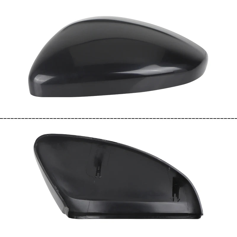Pair of Door Mirror Cover Caps | Replacement Housing for Peugeot 208 (2012-2019) | Left & Right Side Exterior Shell
