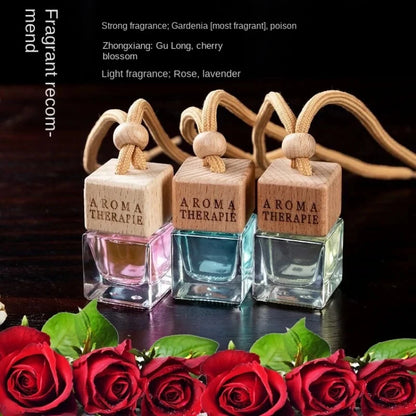 Fragrance Mirror Pendant for Car | Long-Lasting Smoke Odor Eliminator & Decorative Hanging Accessory