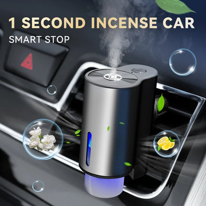 Smart Car Humidifier & Essential Oil Diffuser | 3-Level Adjustable Aromatherapy Freshener | Auto Fragrance System