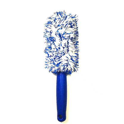 Super Plush Microfiber Wheel Cleaning Brush | Soft Bristles for Tire, Rim & Hub | Scratch-Free Detailing & Car Wash Tool