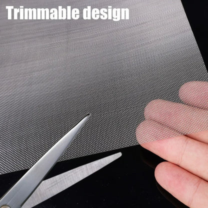 Stainless Steel Plastic Repair Mesh | Trimmable Bumper Patch for Holes & Cracks | Welding Wire Grid for Body Repair