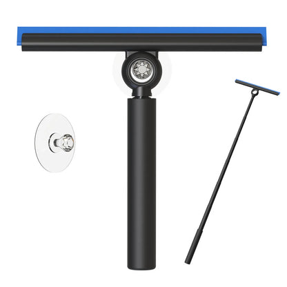 Adjustable Length Shower Squeegee | for Streak-Free Glass Doors, Mirrors & Windows | Bathroom Cleaning Tool