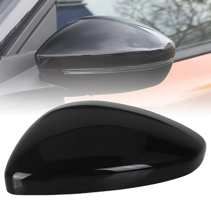 Pair of Door Mirror Cover Caps | Replacement Housing for Peugeot 208 (2012-2019) | Left & Right Side Exterior Shell