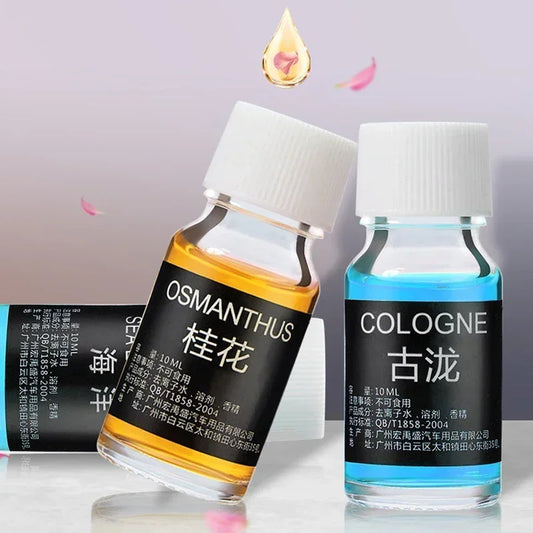 10ml Essential Oil Refill for Car Vent Clips | Aroma Perfume Replenisher for Air Conditioning & Humidifiers