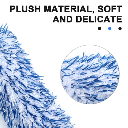 Soft Wheel Detailing Brush | for Alloy Rim & Tire Cleaning | SEAMETAL Plush Hub Dust Removal Tool