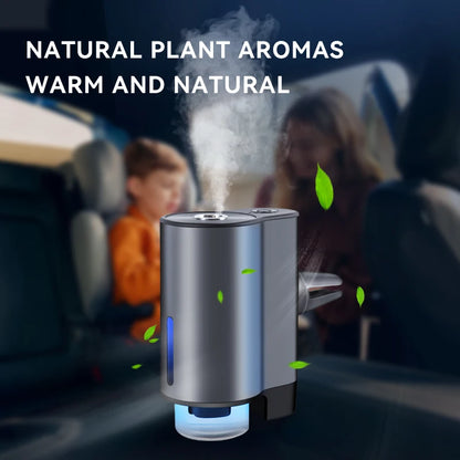 Smart Car Humidifier & Essential Oil Diffuser | 3-Level Adjustable Aromatherapy Freshener | Auto Fragrance System