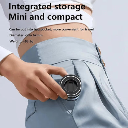 Auto-Folding Electric Car Phone Holder | Strong Vacuum Suction & Magnetic Mount for iPhone | Perfect for Streaming