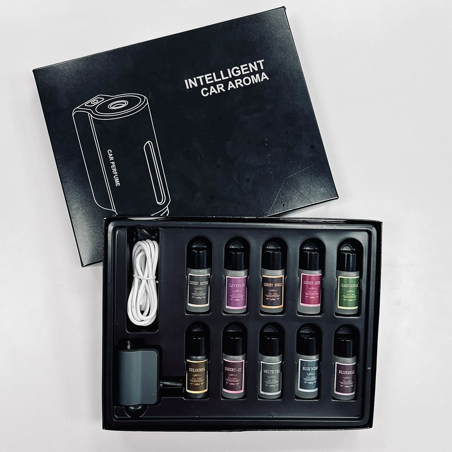 3-Strength Adjustable Car Air Freshener | Portable Aromatherapy Machine & Electric Diffuser | Customizable Fragrance