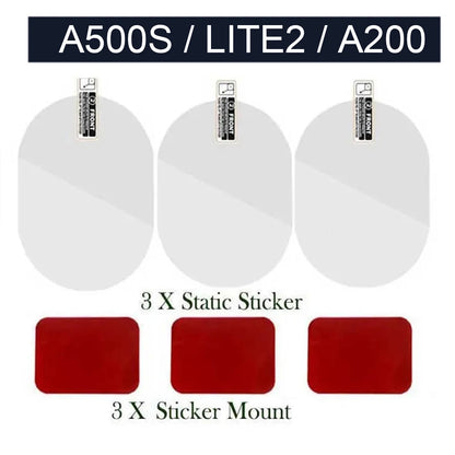 3-Piece 70mai Dash Cam Mounting Sticker Set | Static Cling & Adhesive Holders for Pro Plus+, A500S, A510, A200