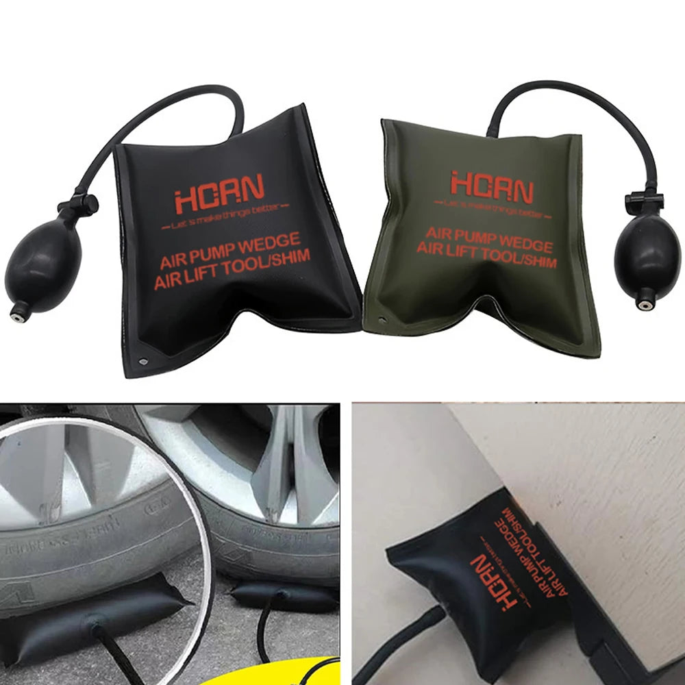Powerful Air Pump Wedge Kit | Safe Door & Window Spacer for Car Repair | Anti-Scratch Installation Tool