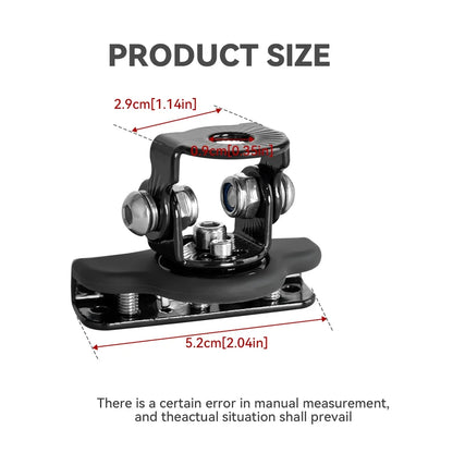 2-Piece Universal LED Light Bar Bracket | Stainless Steel Hood/Pillar Mount for Off-Road & Work Lights | Heavy-Duty Clamp