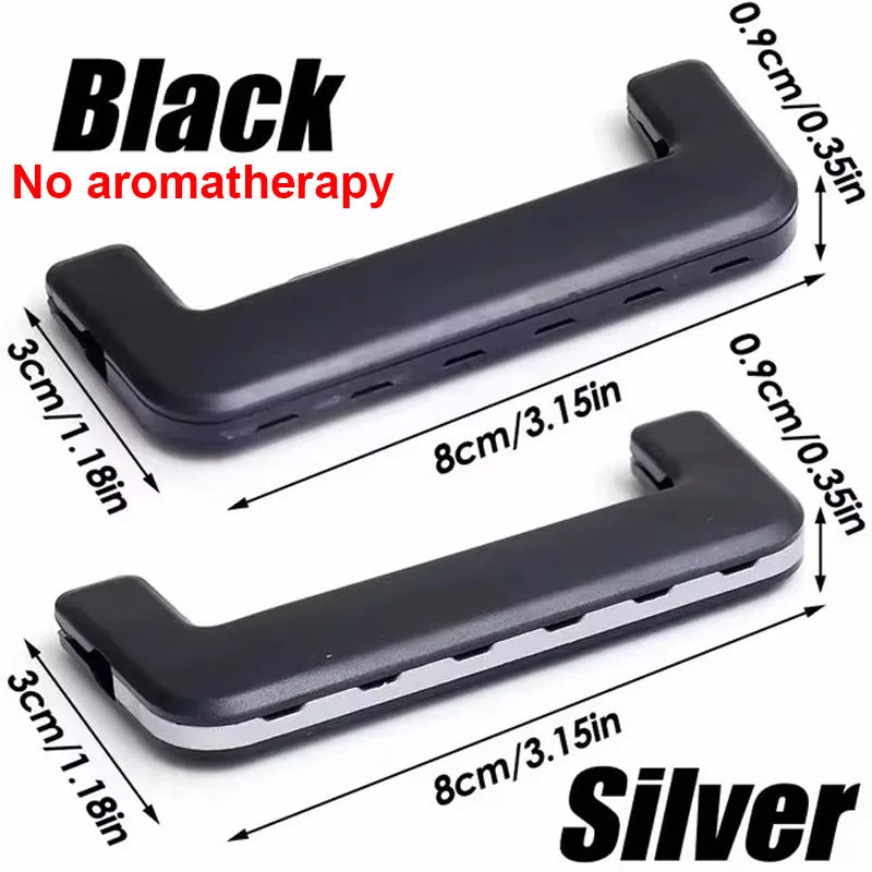 Hidden Air Vent Aromatherapy Clip | Solid Scent Strips & Tablets for Cars | Wind Direction Paddle Diffuser