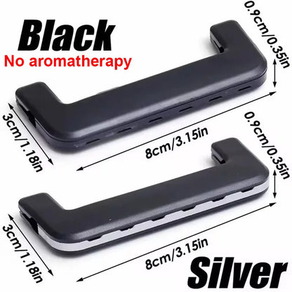 Hidden Air Vent Aromatherapy Clip | Solid Scent Strips & Tablets for Cars | Wind Direction Paddle Diffuser