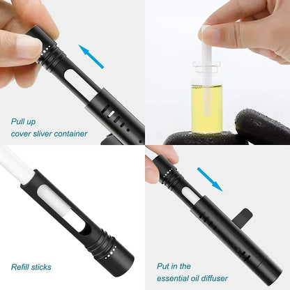 Car Vent Air Freshener Clip | Eliminates Odors with Long-Lasting Natural Scents | Auto Aroma Accessory