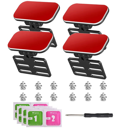 Universal Rear Camera Mounting Bracket | 8/4/2-Pack for Backup, Dash, Mirror Cam | Adjustable Holder for Car & Truck