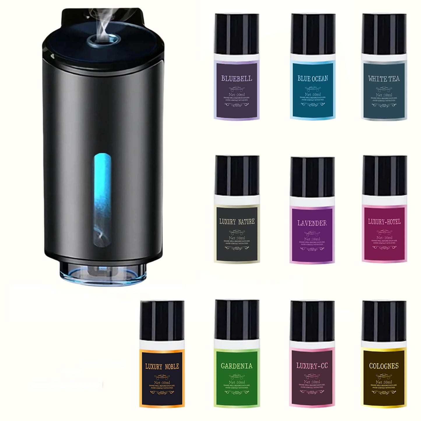 3-Strength Adjustable Car Air Freshener | Portable Aromatherapy Machine & Electric Diffuser | Customizable Fragrance