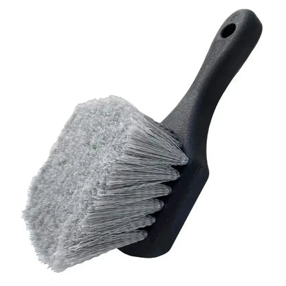 Short-Handle Wheel & Tire Cleaning Brush Set | Durable Detailing Brush for Car Rim Maintenance | Ergonomic Auto Care Kit