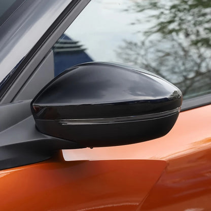 Pair of Door Mirror Cover Caps | Replacement Housing for Peugeot 208 (2012-2019) | Left & Right Side Exterior Shell