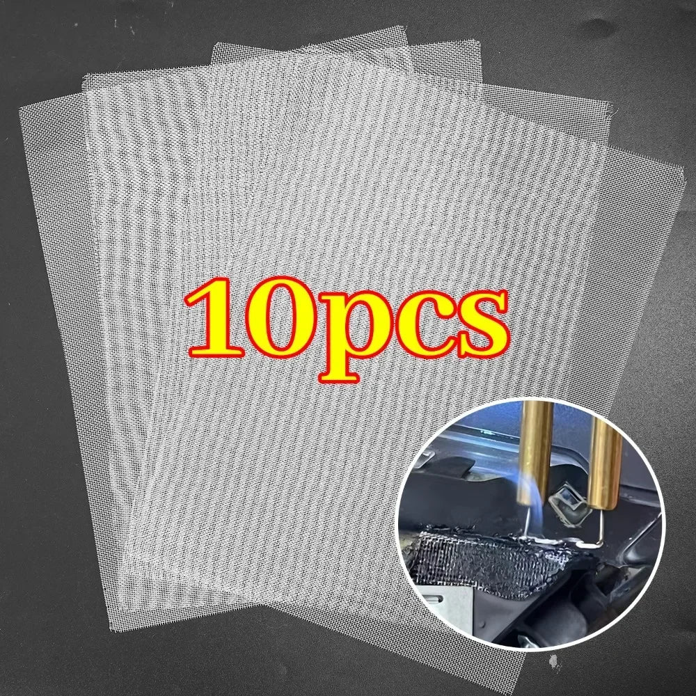 Stainless Steel Plastic Repair Mesh | Trimmable Bumper Patch for Holes & Cracks | Welding Wire Grid for Body Repair