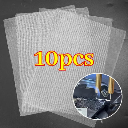 Stainless Steel Plastic Repair Mesh | Trimmable Bumper Patch for Holes & Cracks | Welding Wire Grid for Body Repair