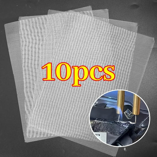 Stainless Steel Plastic Repair Mesh | Trimmable Bumper Patch for Holes & Cracks | Welding Wire Grid for Body Repair
