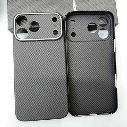Asdipsa Genuine Aramid Carbon Fiber Magsafe Case For iPhone 17 Pro Max 17Pro Matte Fine Camera Hole Thin Hard Armor Cover