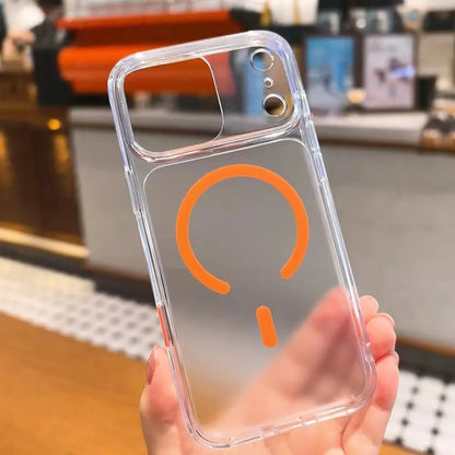 Matte Translucent Original Magsafe Case For iPhone 17 Pro Air 17Pro Max Active Camera Button Magnetic Wireless Charge Hard Cover