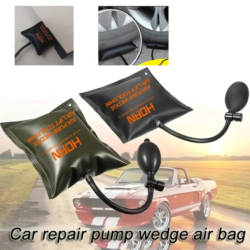 Powerful Air Pump Wedge Kit | Safe Door & Window Spacer for Car Repair | Anti-Scratch Installation Tool