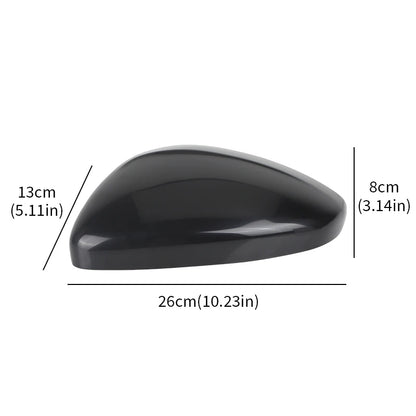 Pair of Door Mirror Cover Caps | Replacement Housing for Peugeot 208 (2012-2019) | Left & Right Side Exterior Shell