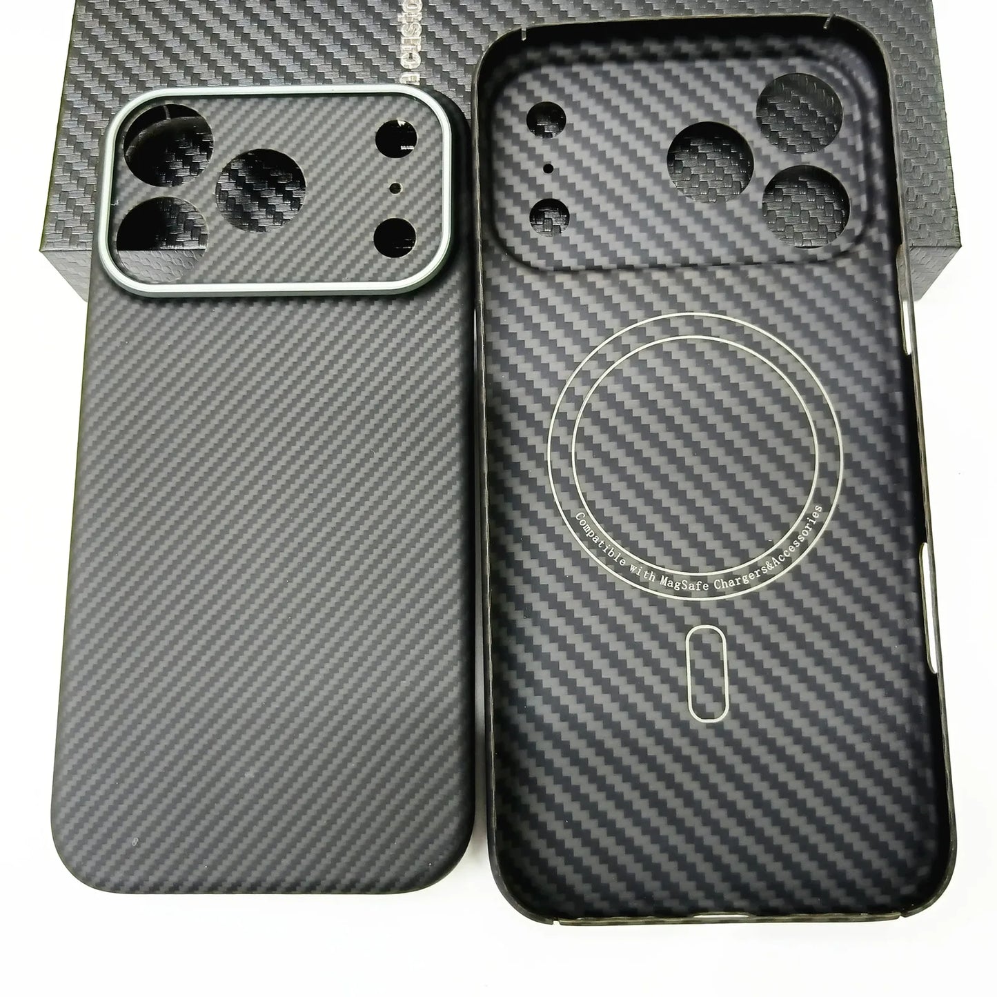 Asdipsa Genuine Aramid Carbon Fiber Magsafe Case For iPhone 17 Pro Max 17Pro Matte Fine Camera Hole Thin Hard Armor Cover