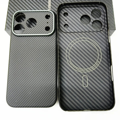 Asdipsa Genuine Aramid Carbon Fiber Magsafe Case For iPhone 17 Pro Max 17Pro Matte Fine Camera Hole Thin Hard Armor Cover