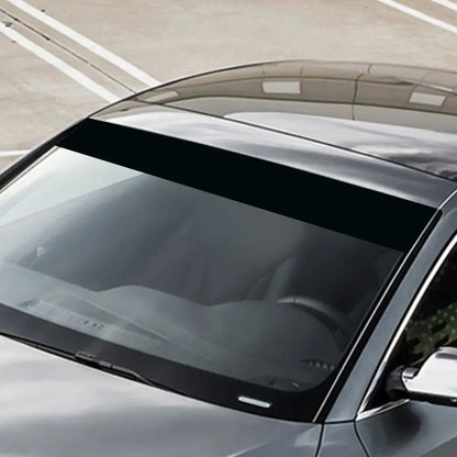 Automotive Sunshade Window Film | 3D Perforated Vinyl for Front Windshield & Rear Glass | Decorative UV Cut-Off Sticker