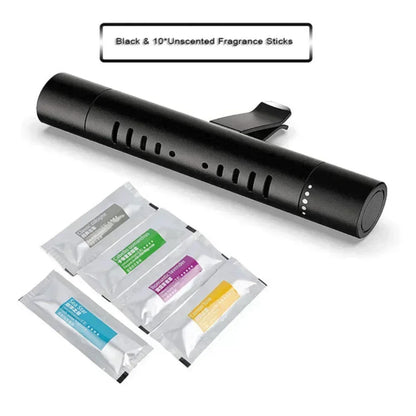 Car Vent Air Freshener Clip | Eliminates Odors with Long-Lasting Natural Scents | Auto Aroma Accessory