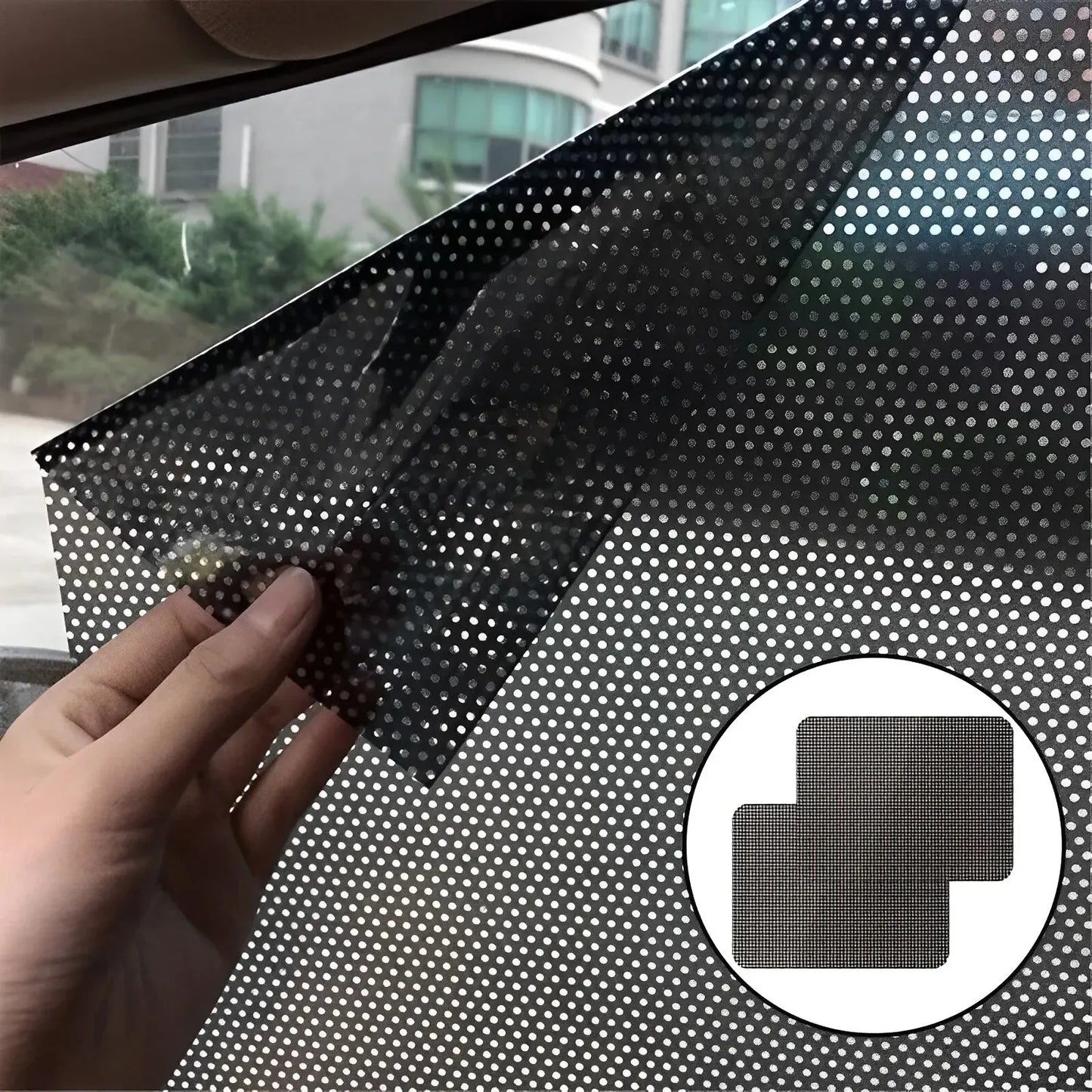 2-Pack Premium Sunroof Sunshade Film | Anti-UV & Heat Blocking PVC Static Cling | Easy No-Glue Installation for Cars