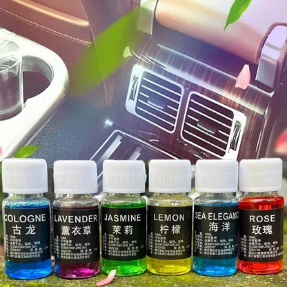 10ml Essential Oil Refill for Car Vent Clips | Aroma Perfume Replenisher for Air Conditioning & Humidifiers