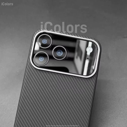 Magnetic MagSafe Case for iPhone 17 Pro Max/17 Pro/17 Air/17 Aramid Carbon Fiber Case Ultra thin Lightweight Aramid Fiber Cover