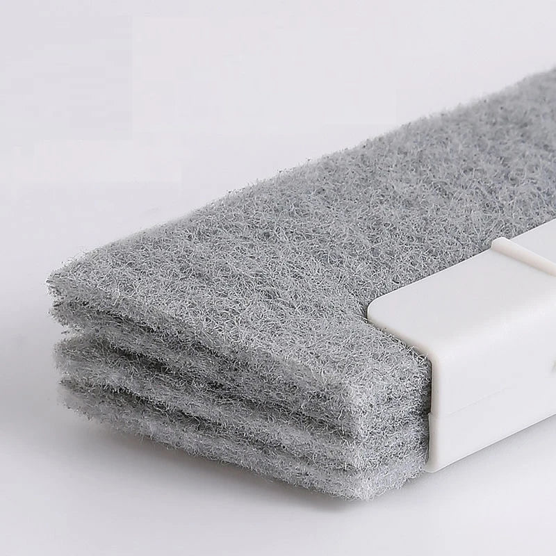 All-Purpose Gap & Crevice Cleaning Brush | for Hard-to-Reach Window Seals & Kitchen Corners | Ergonomic Minimalist Tool