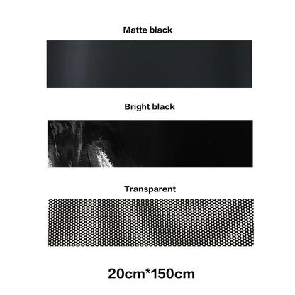 Automotive Sunshade Window Film | 3D Perforated Vinyl for Front Windshield & Rear Glass | Decorative UV Cut-Off Sticker