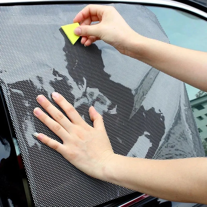 2-Pack Premium Sunroof Sunshade Film | Anti-UV & Heat Blocking PVC Static Cling | Easy No-Glue Installation for Cars