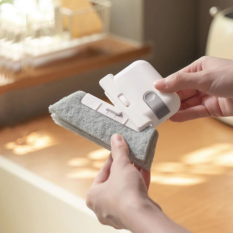 All-Purpose Gap & Crevice Cleaning Brush | for Hard-to-Reach Window Seals & Kitchen Corners | Ergonomic Minimalist Tool