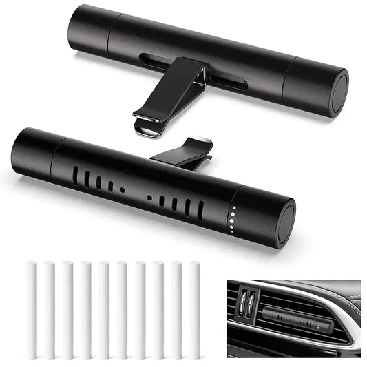 Car Vent Air Freshener Clip | Eliminates Odors with Long-Lasting Natural Scents | Auto Aroma Accessory