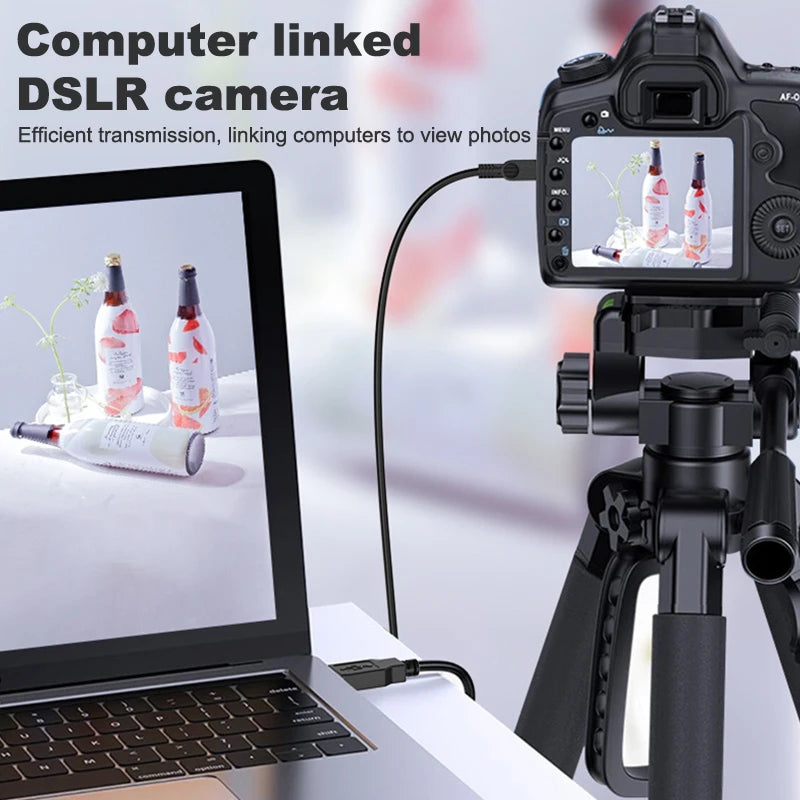 5YOA 0.8M Mini USB Cable | 2.0A Fast Charging & Data Sync for Hard Disk, MP3, Camera, PS3 | 5-Pin Male to USB